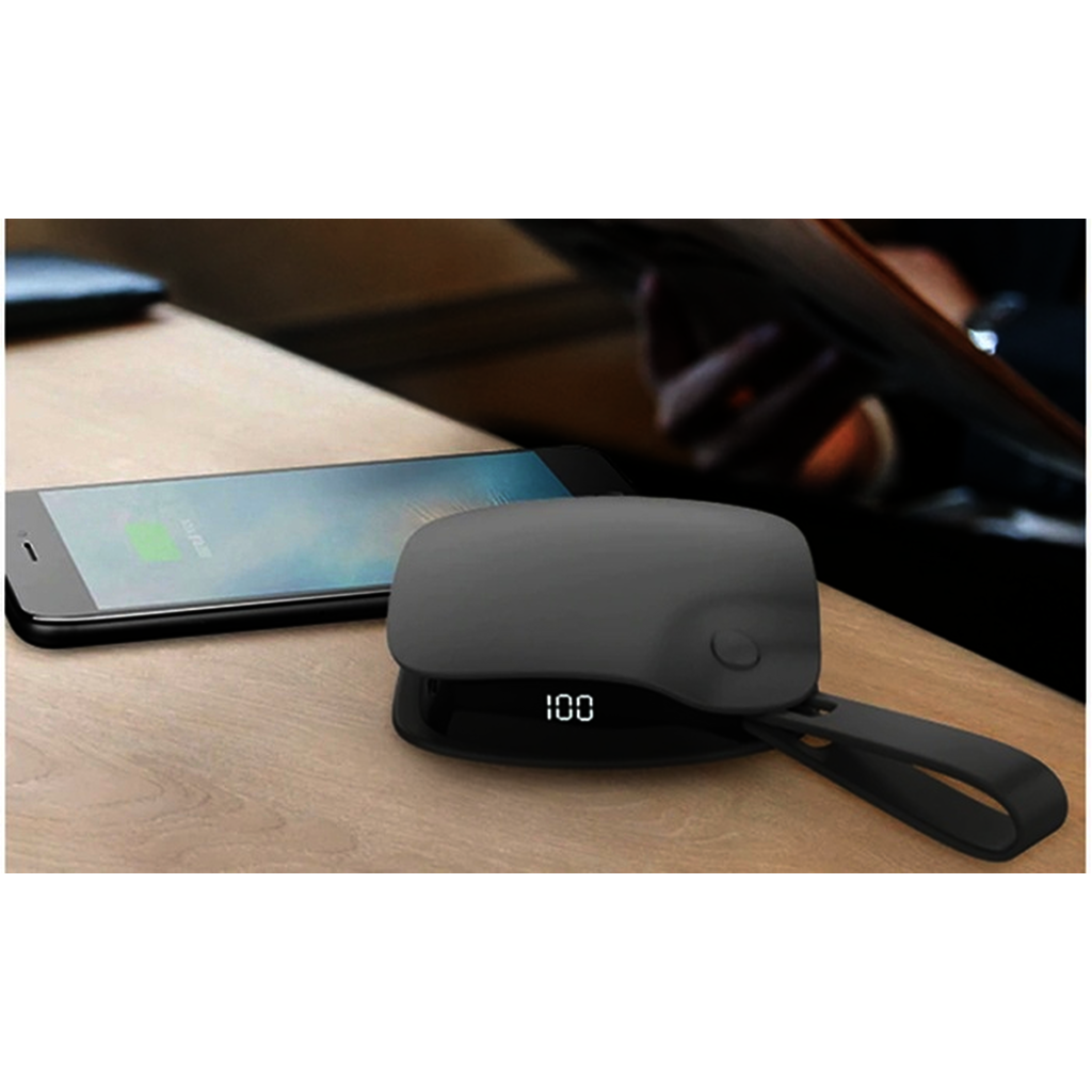 Handheld USB hand warmer and power bank
